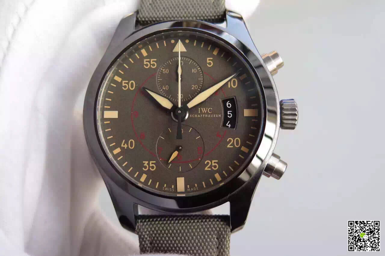 Replica IWC Pilot IW388002 1:1 Best Edition Ceramics Charcoal Gray Dial - DEEPREPS