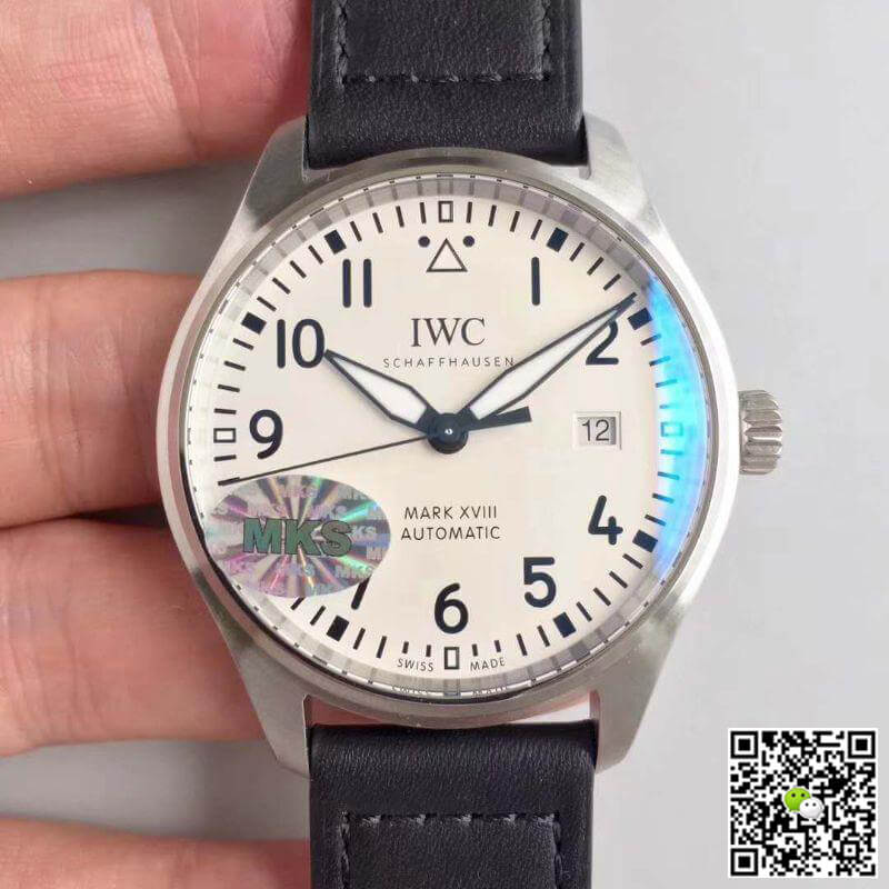 Replica IWC Pilot Mark XVIII IW327002 1:1 Best Edition White Dial - DEEPREPS