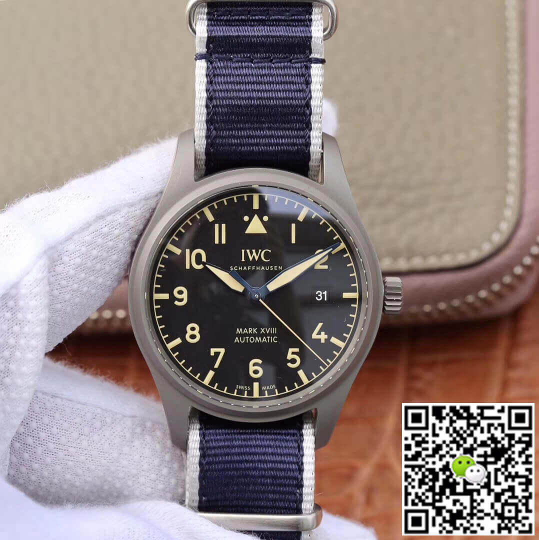 Replica IWC Pilot IW327006 1:1 Best Edition Blue Strap - DEEPREPS