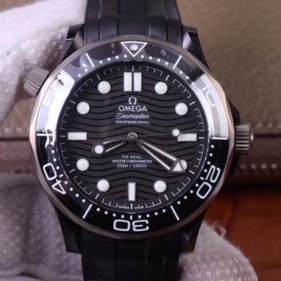 Replica Omega Seamaster 210.92.44.20.01.001 1:1 Best Edition Black Ceramic - DEEPREPS
