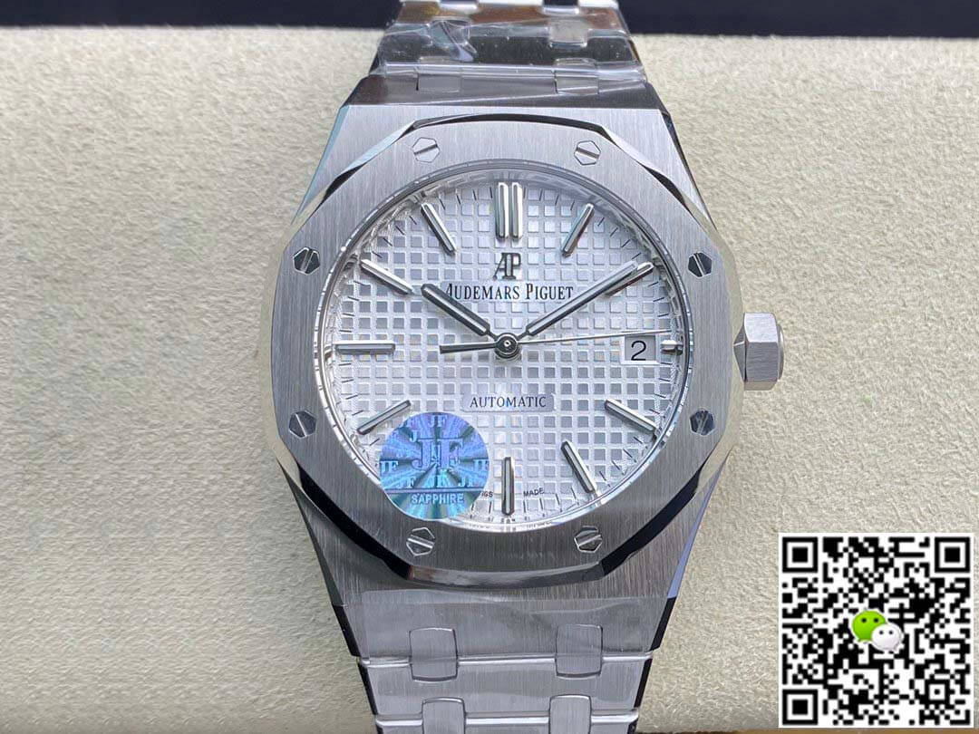 Replica Audemars Piguet Royal Oak 15450ST.OO.1256ST.01 1:1 Best Edition Silver Dial - DEEPREPS