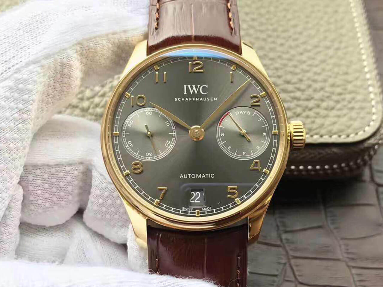 Replica IWC Portugieser IW500101 1:1 Best Edition Grey Dial - DEEPREPS