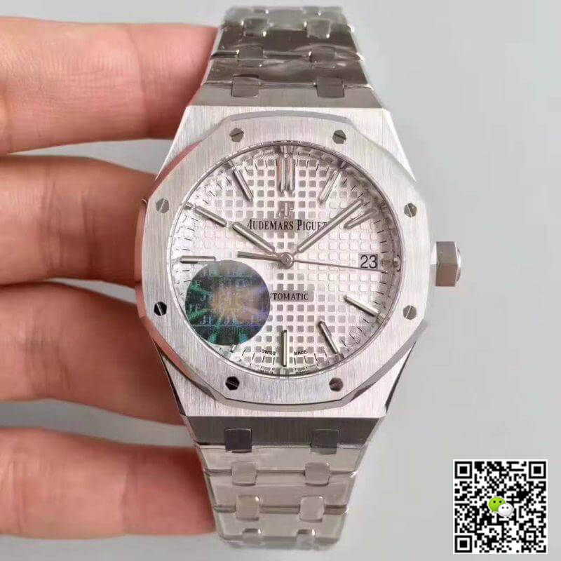 Replica Audemars Piguet Royal Oak Men Watches 1:1 Best Edition Silver Dial - DEEPREPS
