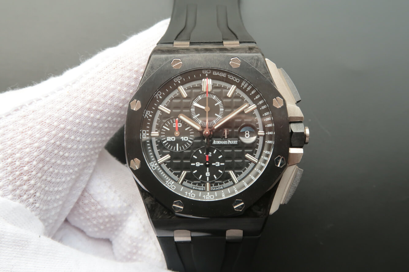 Replica Audemars Piguet Royal Oak Offshore 26400AU.OO.A002CA.01 1:1 Best Edition Black Dial - DEEPREPS
