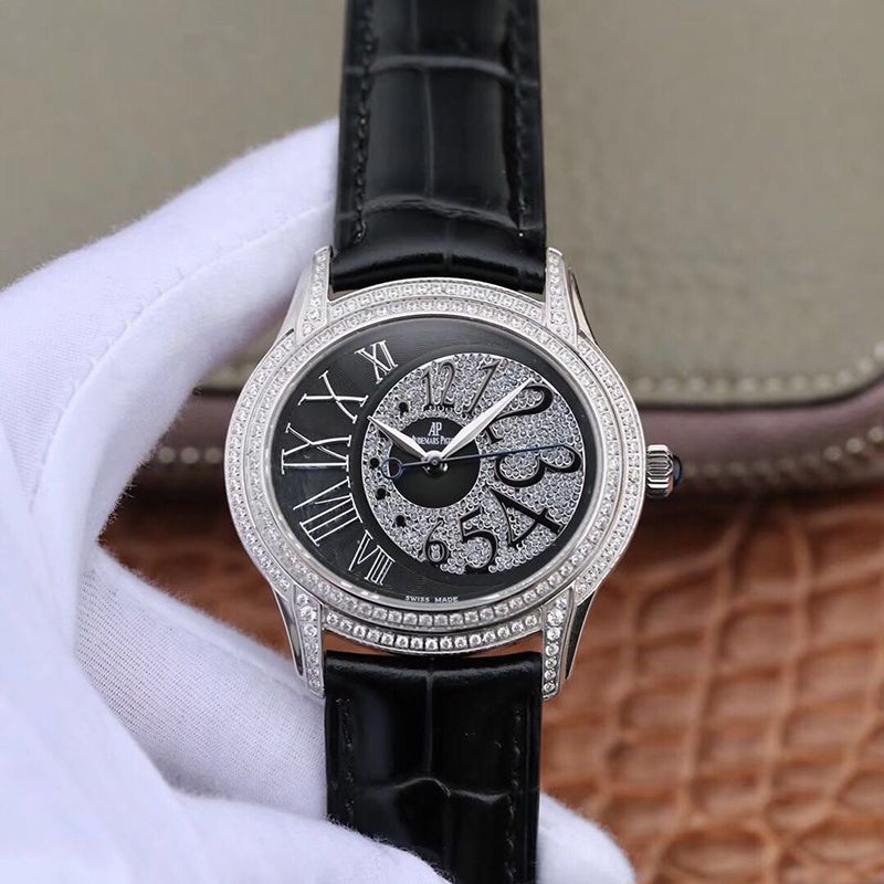 Replica Audemars Piguet Millenary Lady Watch 77302BC.ZZ.D001CR.01 With Diamond 1:1 Best Edition - DEEPREPS