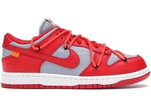 Nike Dunk Low Off-White University Red - DEEPREPS