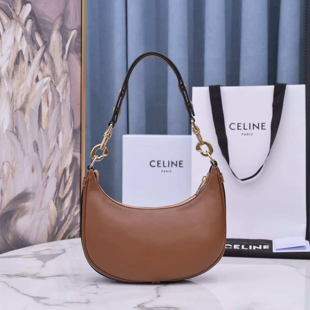 Celine Ava Calfskin Hobo Replica Bag - DEEPREPS