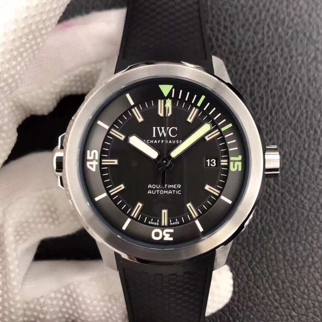 Replica IWC Aquatimer IW329001 1:1 Best Edition Black Dial - DEEPREPS