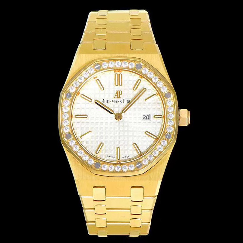 Replica Audemars Piguet Royal Oak 67651BA.ZZ.1261BA.01 1:1 Best Edition Yellow Gold Diamond - DEEPREPS