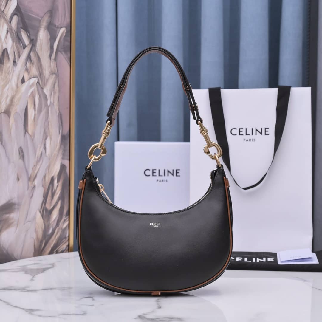 Celine Ava Calfskin Hobo Replica Bag - DEEPREPS