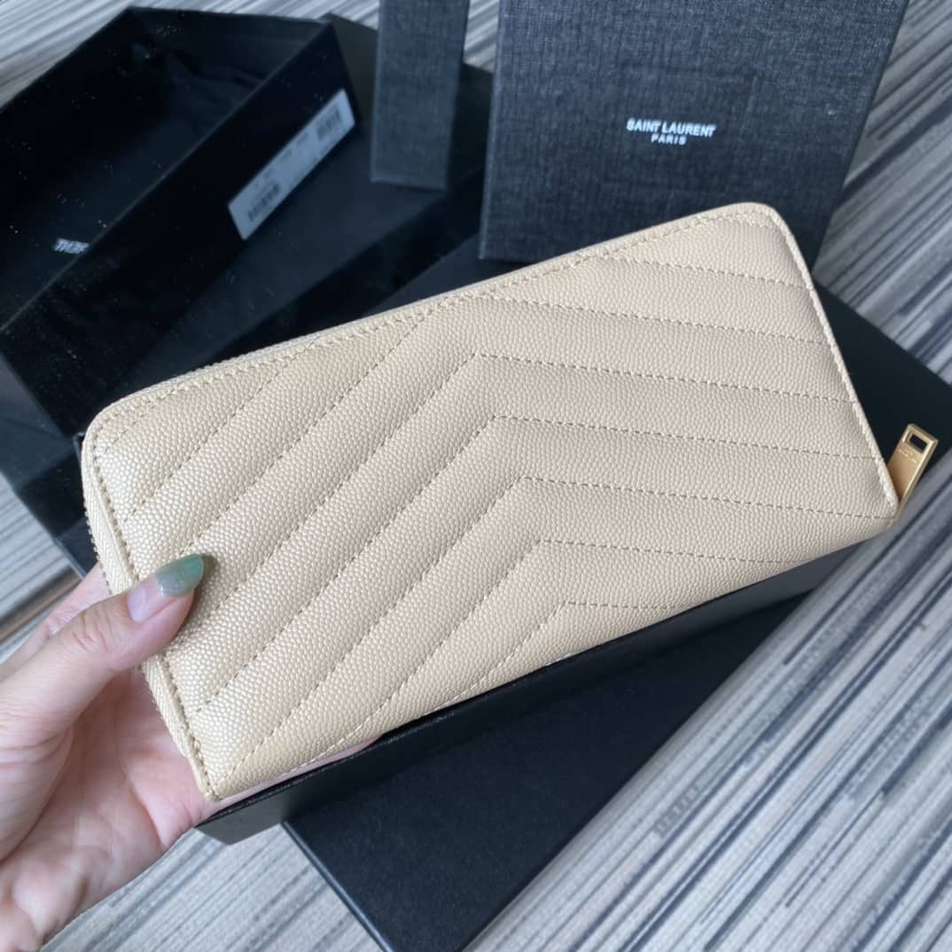 YSL Monogram Zip Around Replica Wallet - DEEPREPS