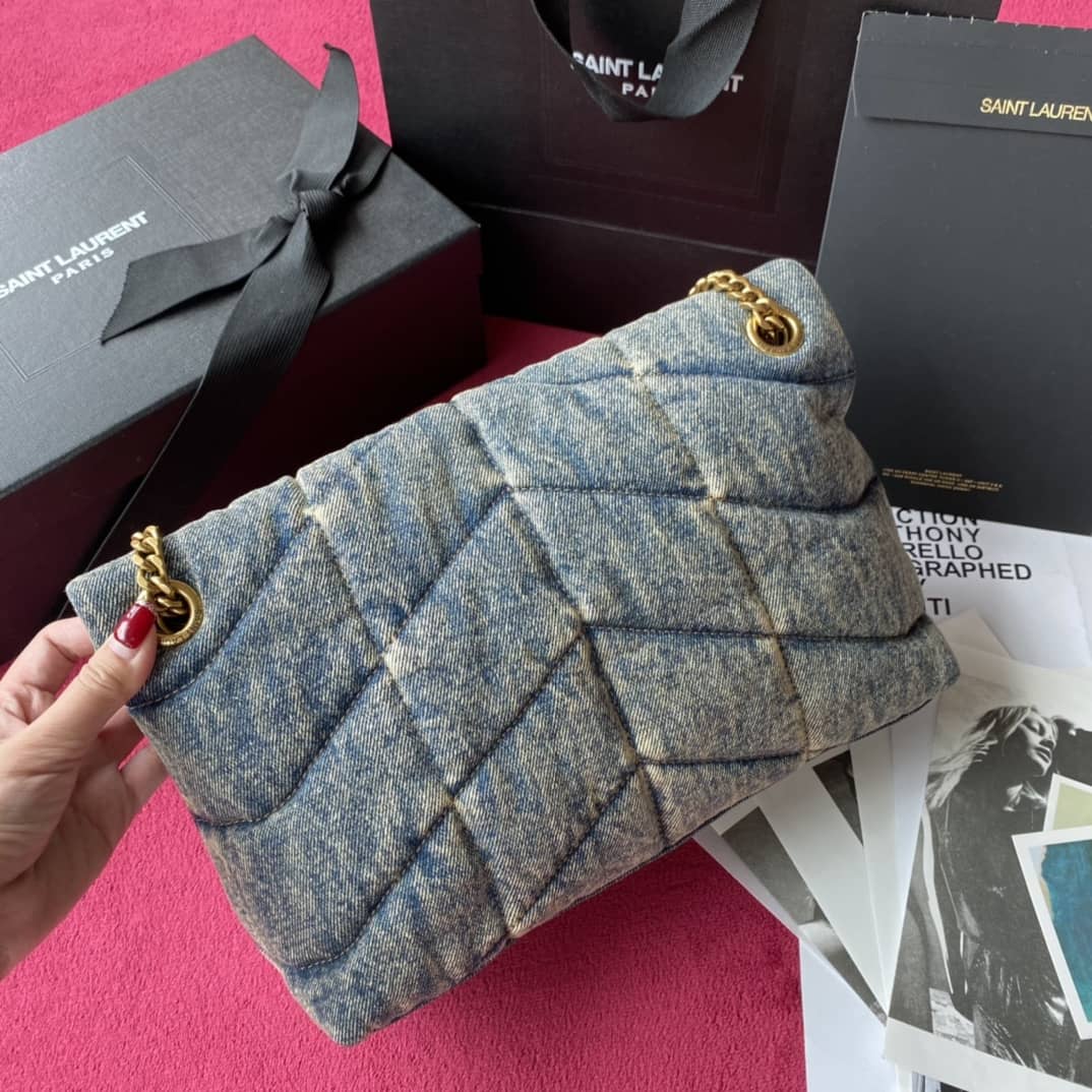 Saint Laurent Bag Dupe Loulou Puffer Small Bag Replica Satchel - DEEPREPS
