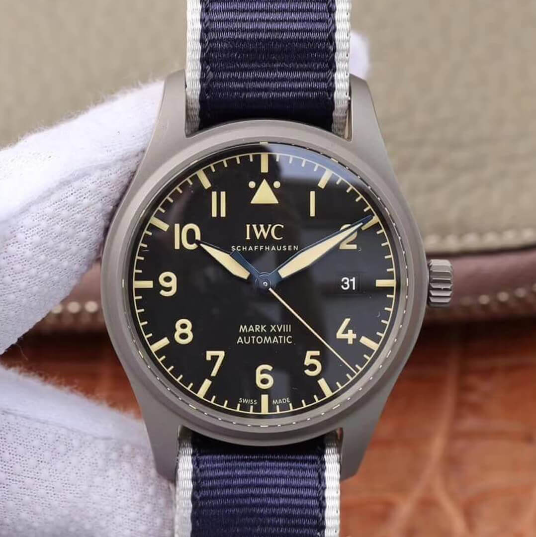 Replica IWC Pilot IW327006 1:1 Best Edition Blue Strap - DEEPREPS