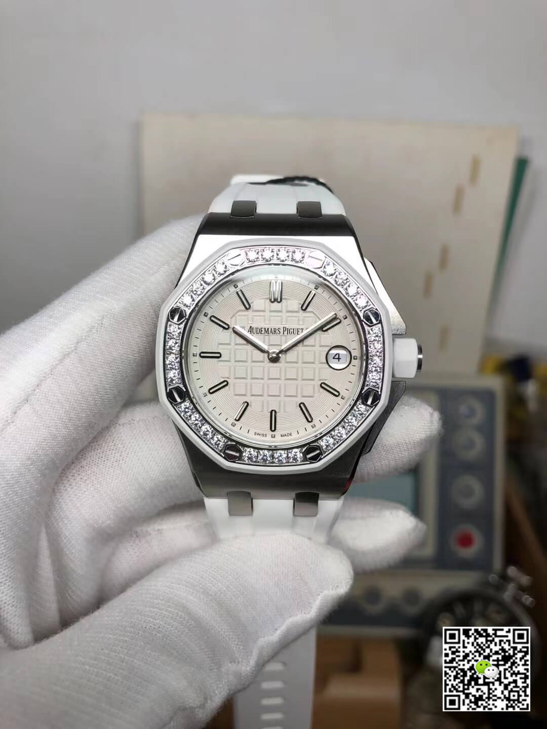 Replica Audemars Piguet Royal Oak Offshore 67540SK.ZZ.A010CA.01 1:1 Best Edition White Dial - DEEPREPS