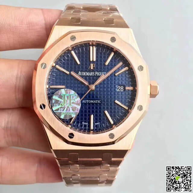 Replica Audemars Piguet Royal Oak 15400OR.OO.1220OR.03 1:1 Best Edition Blue Dial - DEEPREPS