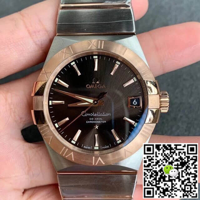 Replica Omega Constellation 123.20.31.20.13.001 1:1 Best Edition Dark Brown Dial - DEEPREPS