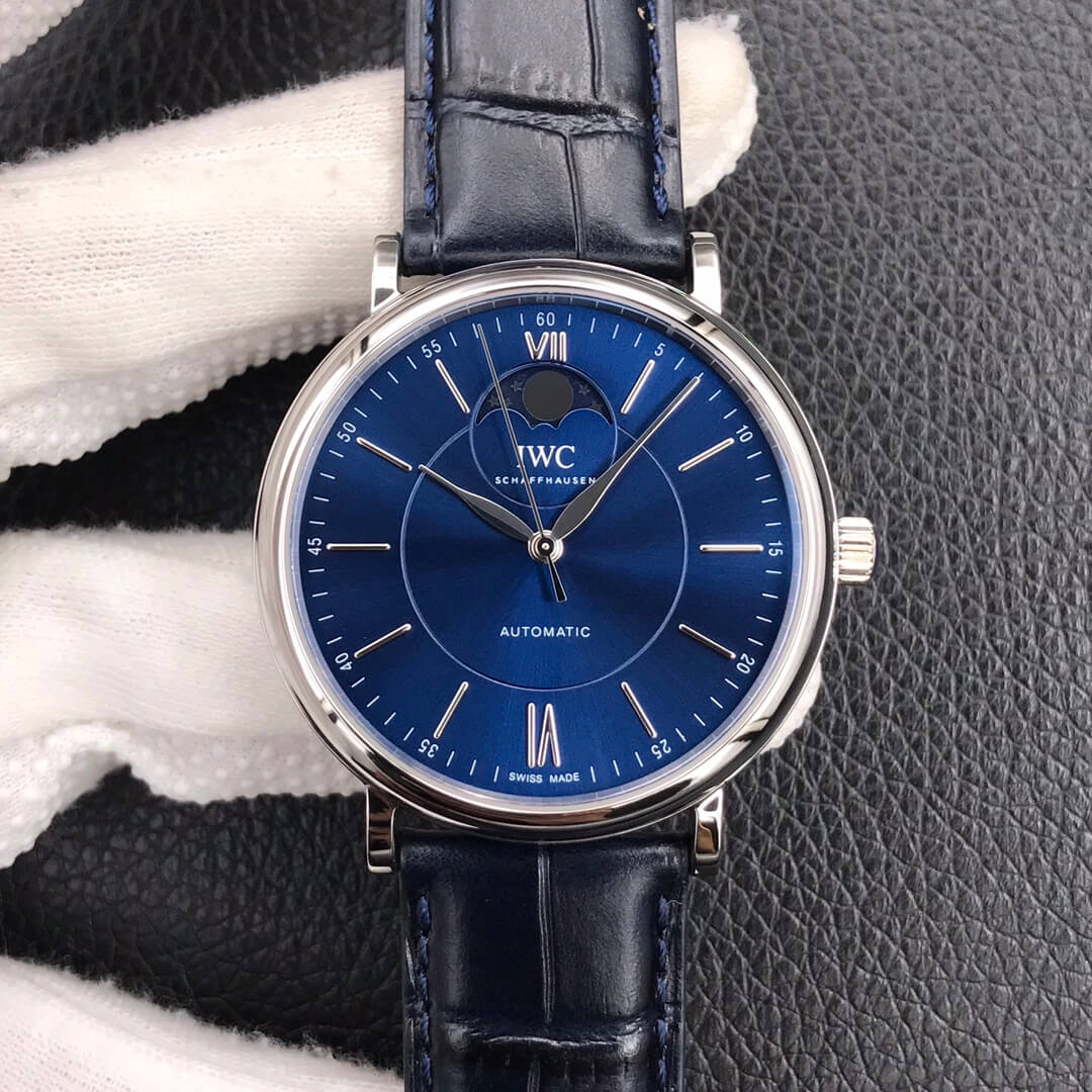 Replica IWC Portofino Moon Phase IW459402 1:1 Best Edition Blue Dial - DEEPREPS