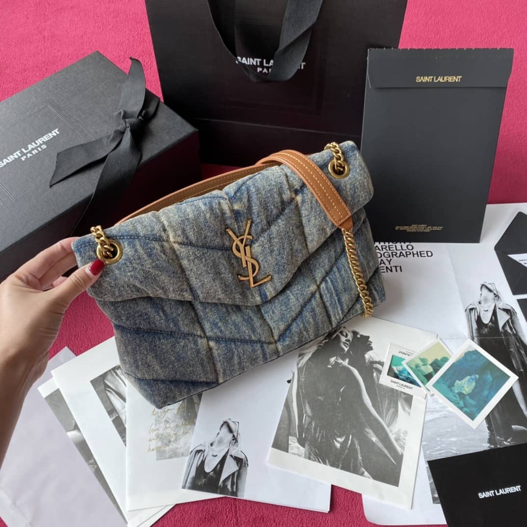 Saint Laurent Bag Dupe Loulou Puffer Small Bag Replica Satchel - DEEPREPS