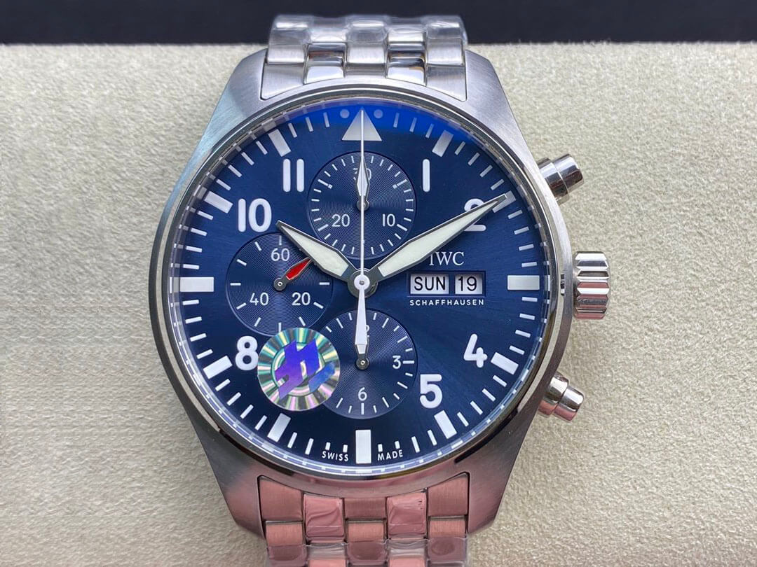 Replica IWC Pilot Chronograph IW377717 1:1 Best Edition Blue Dial - DEEPREPS