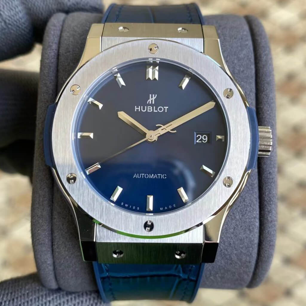 Replica Hublot Classic Fusion 542.NX.7170.LR 42MM 1:1 Best Edition APS Factory Blue Dial - DEEPREPS