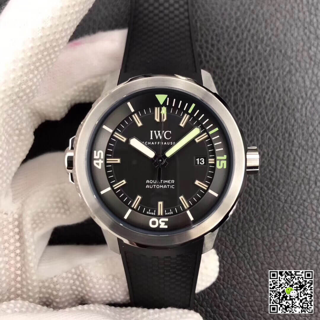Replica IWC Aquatimer IW329001 1:1 Best Edition Black Dial - DEEPREPS