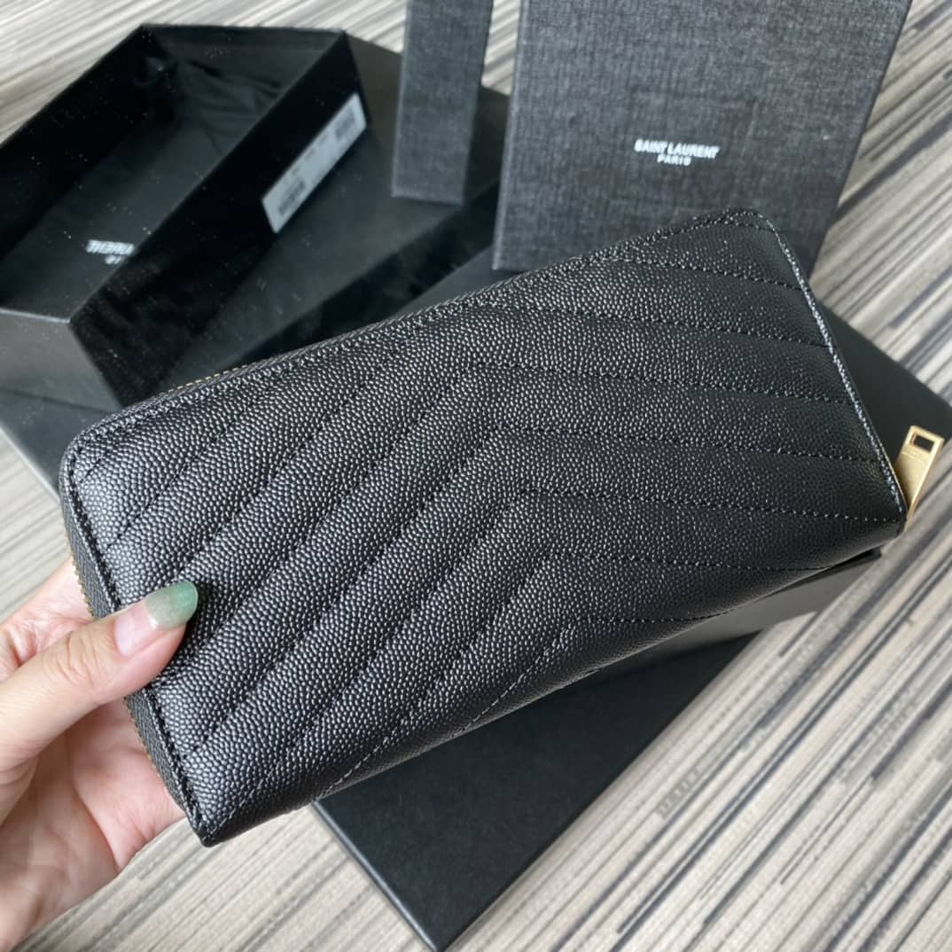 YSL Monogram Zip Around Replica Wallet - DEEPREPS