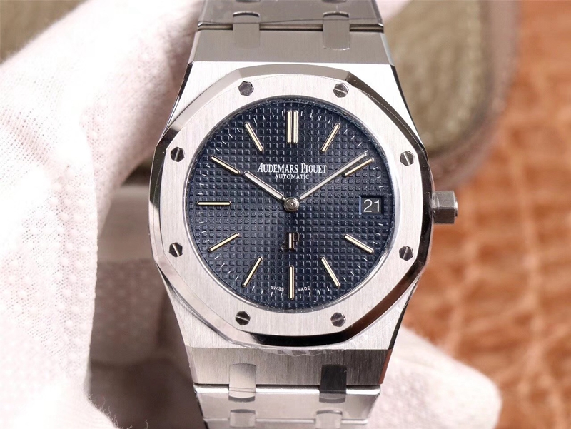 Replica Audemars Piguet Royal Oak 15202ST.OO.1240ST.01 Slim 1:1 Best Edition Blue Dial - DEEPREPS