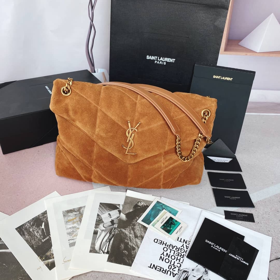Saint Laurent Bag Dupe Loulou Puffer Bag Replica Satchel - DEEPREPS