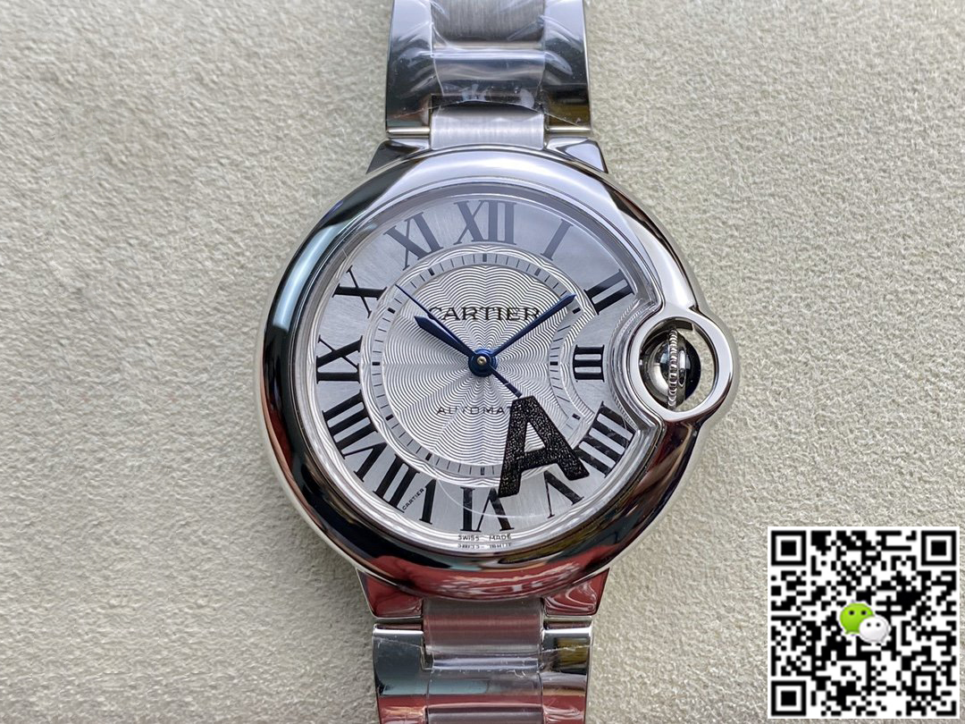 Replica Ballon Bleu De Cartier 33MM W6920071 1:1 Best Edition White Dial - DEEPREPS