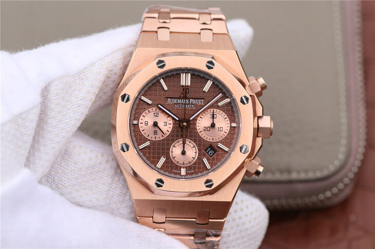 Replica Audemars Piguet Royal Oak Chronograph 26331OR.OO.1220OR.02 1:1 Best Edition Rose Gold - DEEPREPS