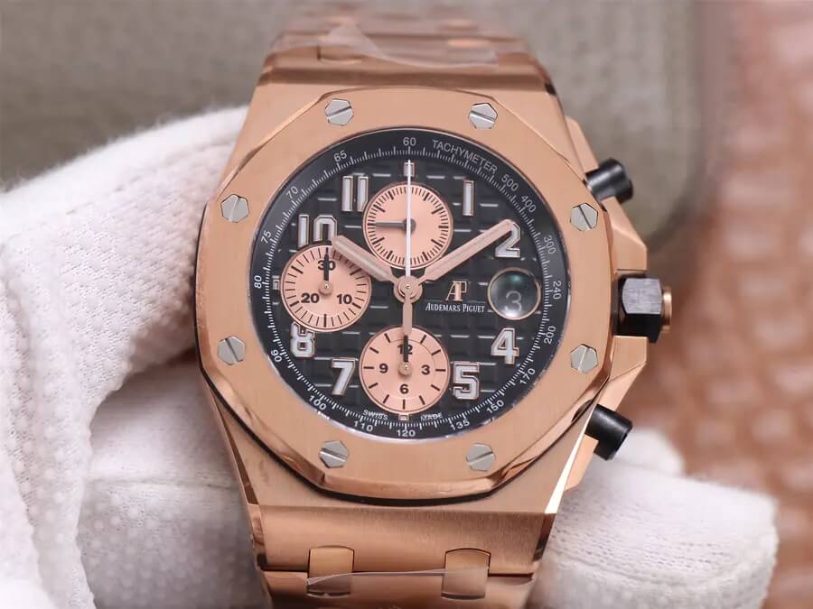 Replica Audemars Piguet Royal Oak Offshore 26470O 1:1 Best Edition Black Dial - DEEPREPS