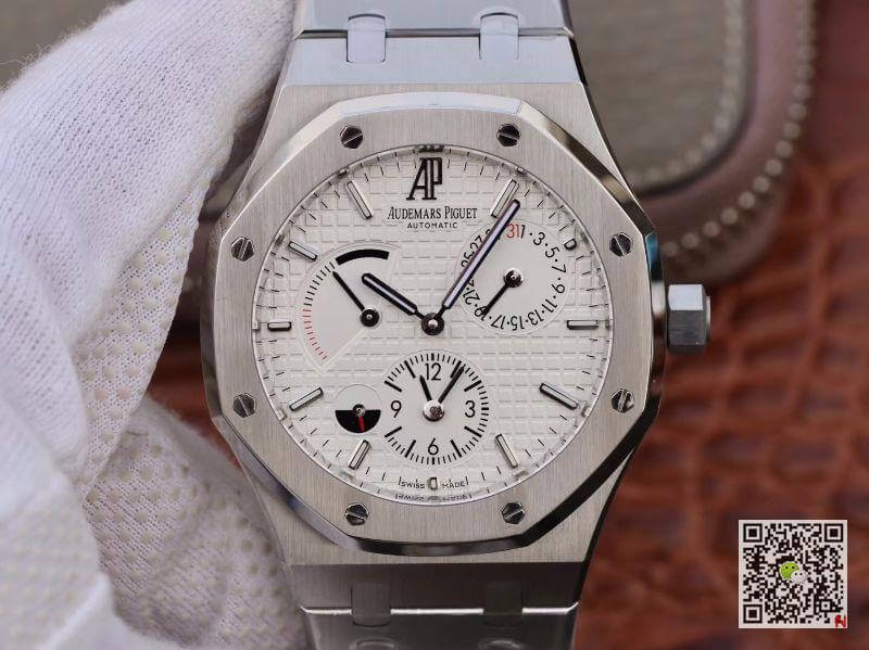 Replica Audemars Piguet Royal Oak 26120ST.OO.1220ST.02 1:1 Best Edition White textured dial - DEEPREPS