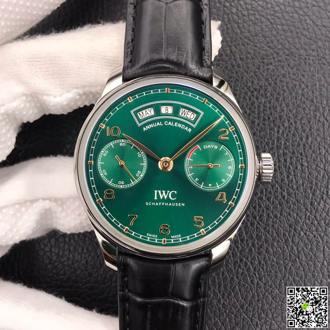 Replica IWC Portugieser IW503510 1:1 Best Edition Green Dial - DEEPREPS