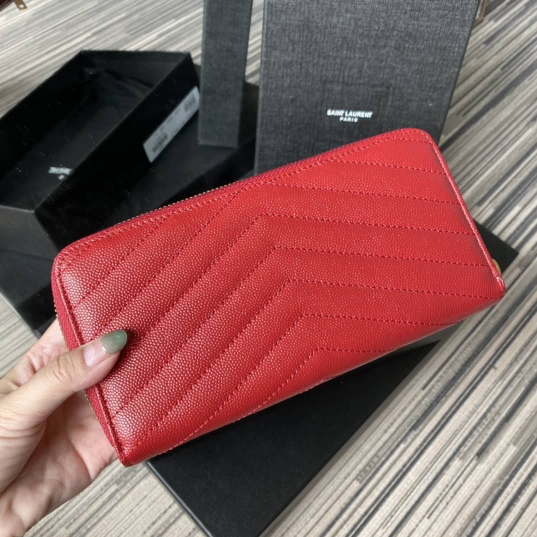 YSL Replica Monogram Zip Around Replica Wallet - DEEPREPS