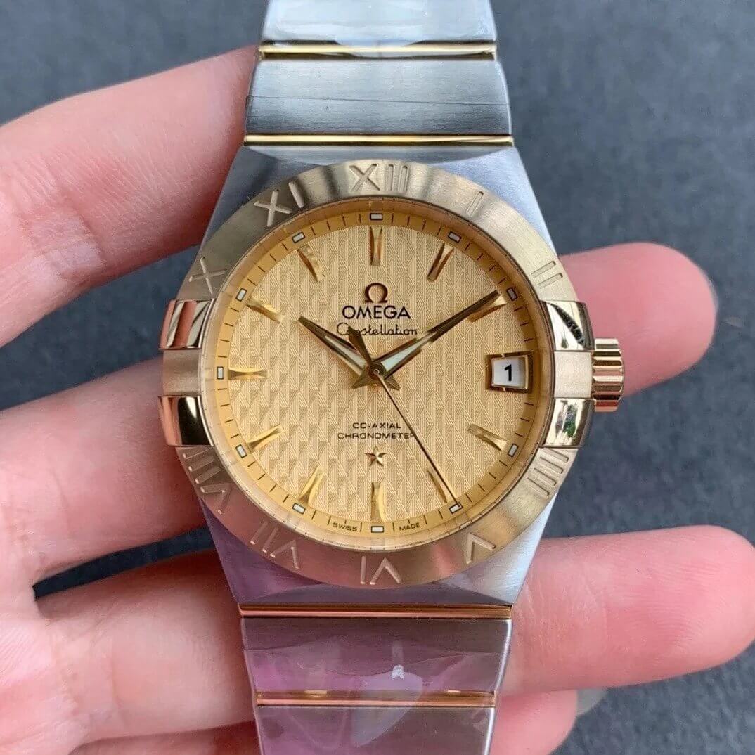 Replica Omega Constellation 123.20.38.21.08.002 1:1 Best Edition Champagne Dial - DEEPREPS