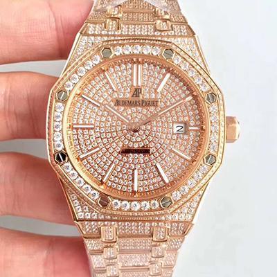 Audemars Piguet Replica 1:1 Best Edition Rose Gold Diamond Dial - DEEPREPS