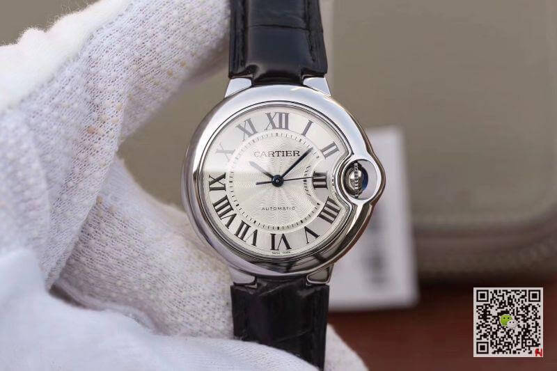 Replica Ballon Bleu De Cartier W6920086 33mm 1:1 Best Edition White Textured Dial - DEEPREPS