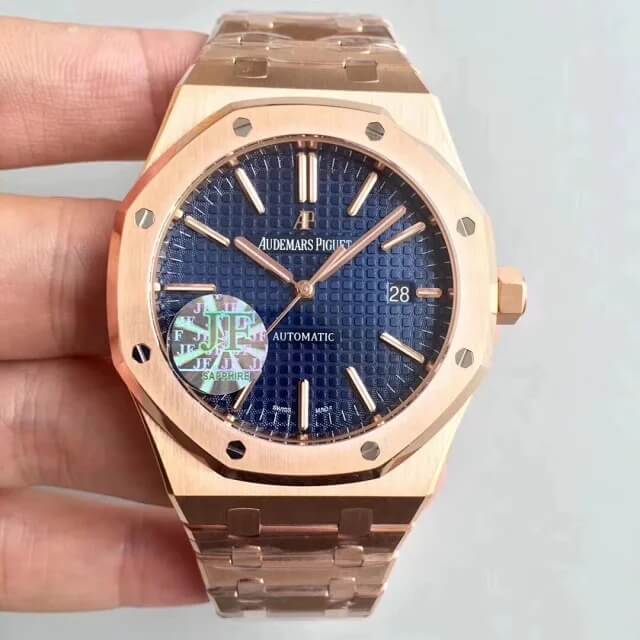 Replica Audemars Piguet Royal Oak 15400OR.OO.1220OR.03 1:1 Best Edition Blue Dial - DEEPREPS