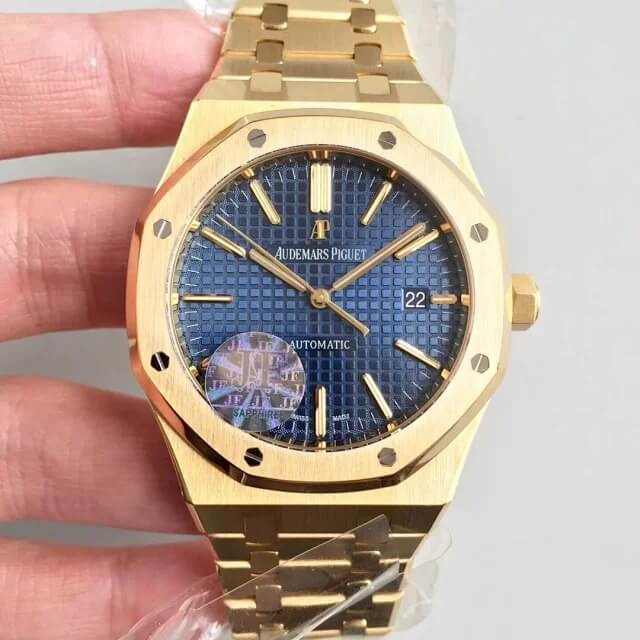 Replica Audemars Piguet Royal Oak 15400OR 1:1 Best Edition Blue Dial - DEEPREPS