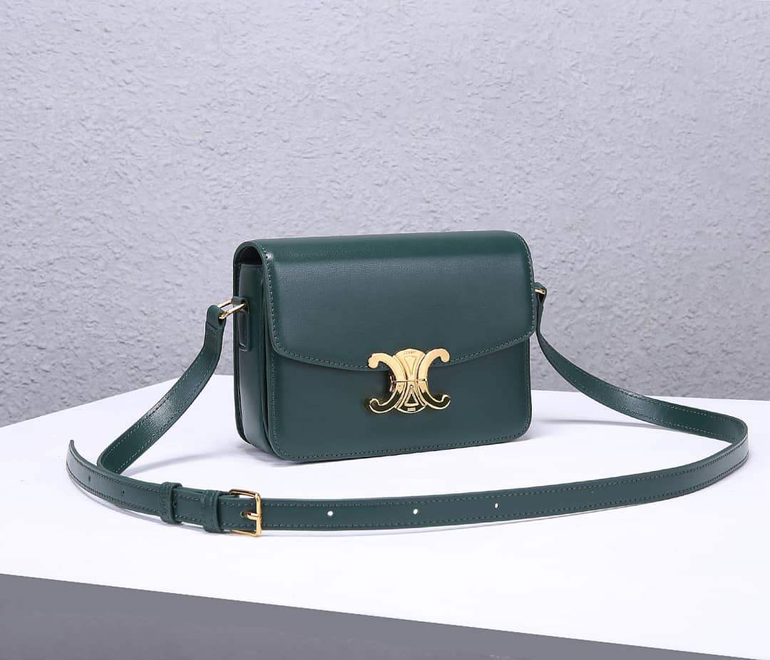 Celine Bag Dupe Triomphe Micro Luggage 18.5CM Replica Bag - DEEPREPS