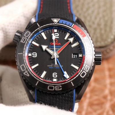 Replica Omega Seamaster 215.92.46.22.01.004 1:1 Best Edition Black Dial - DEEPREPS
