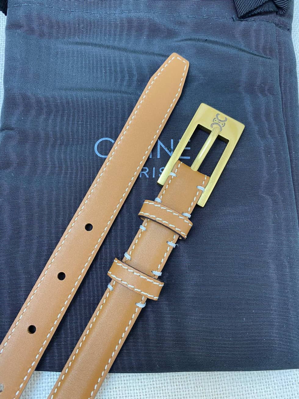 Celine Belt Dupe AAA+ Belt 18mm For Lady - DEEPREPS