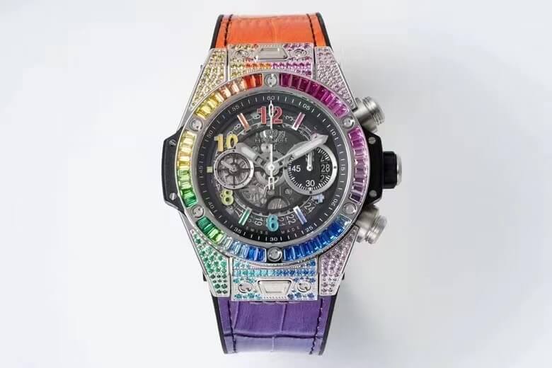 Replica Hublot BIG BANG Unico 411.NX.1117.LR.0999 1:1 Best Edition Rainbow Skeleton Dial - DEEPREPS
