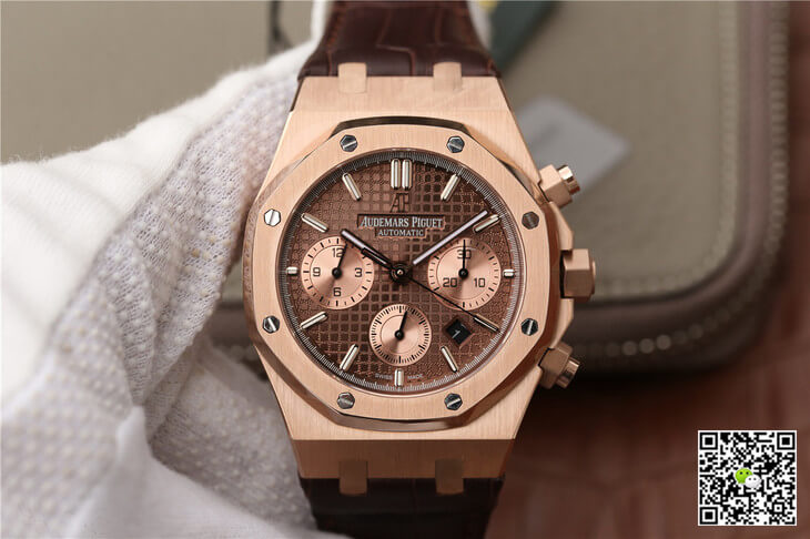 Replica Audemars Piguet Royal Oak Chronograph 26331OR.OO.D821CR.01 1:1 Best Edition Rose Gold - DEEPREPS