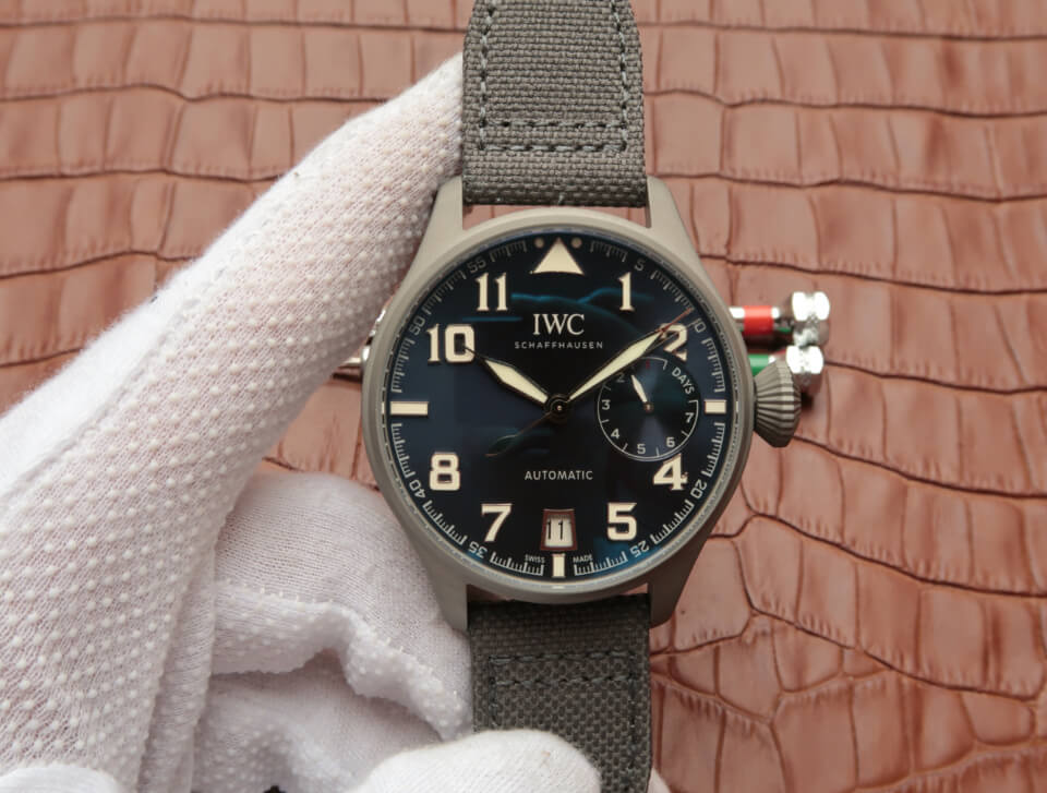 Replica IWC Pilot IW500909 1:1 Best Edition Titanium Ceramic Limited Edition Blue Dial - DEEPREPS