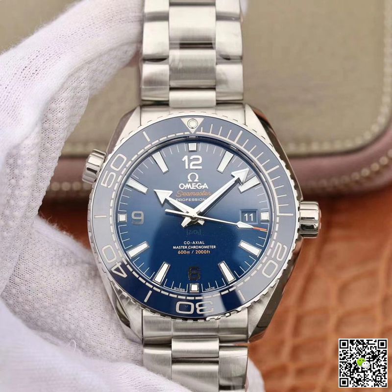 Replica Omega Seamaster 215.30.44.21.03.001 1:1 Best Edition Blue Ceramic Dial - DEEPREPS
