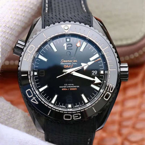 Replica Omega Seamaster 215.92.46.22.01.001 Ocean Universe 600M 1:1 Best Edition All Black Ceramic Case - DEEPREPS