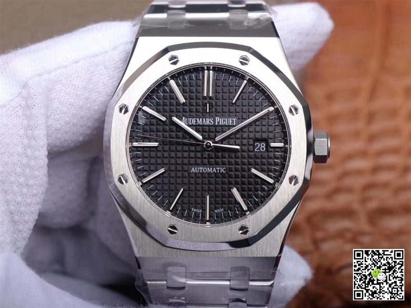 Replica Audemars Piguet Royal Oak 15400ST.OO.1220ST.01 1:1 Best Edition Black Dial - DEEPREPS