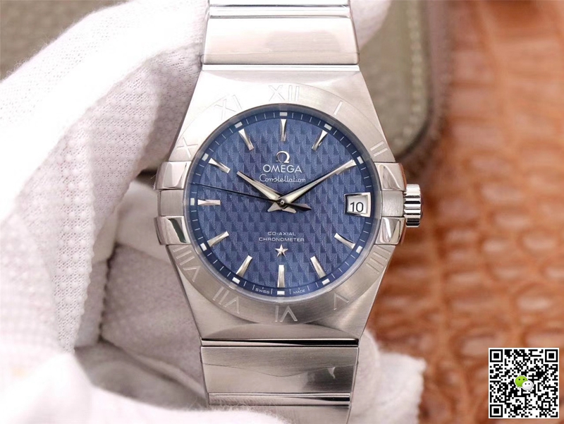 Replica Omega Constellation 123.10.38.21.03.001 1:1 Best Edition Blue Dial - DEEPREPS
