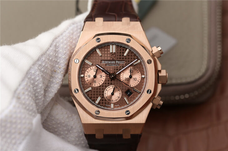 Replica Audemars Piguet Royal Oak Chronograph 26331OR.OO.D821CR.01 1:1 Best Edition Rose Gold - DEEPREPS